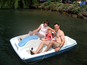 family paddle boat